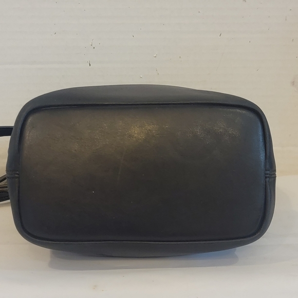 VINTAGE COACH Y2K BLACK DOUBLE STRAP SHOULDERBAG - Picture 4 of 7